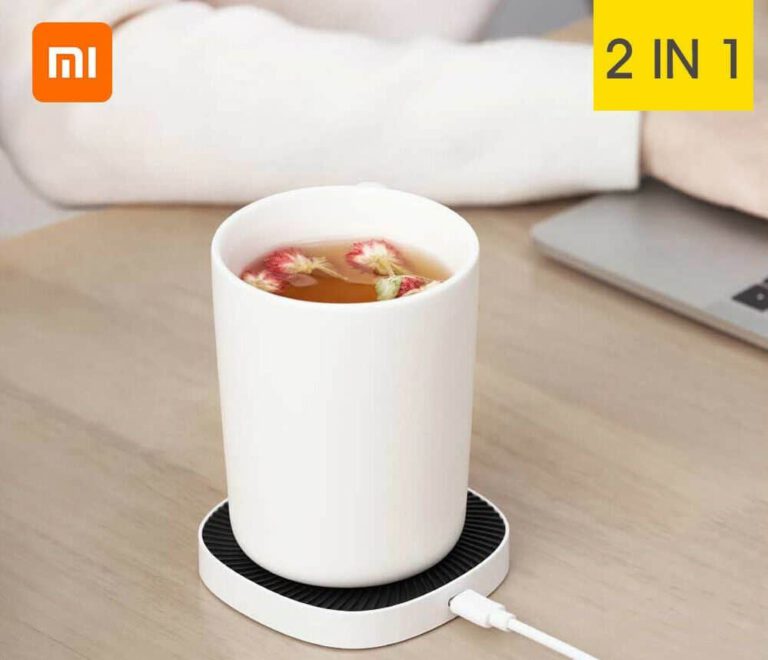 Xiaoada 2 en 1, carga el móvil y mantén la taza caliente