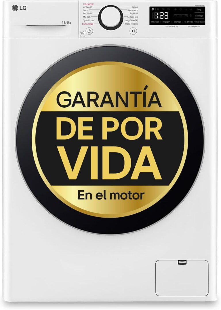 Lavadora secadora inteligente