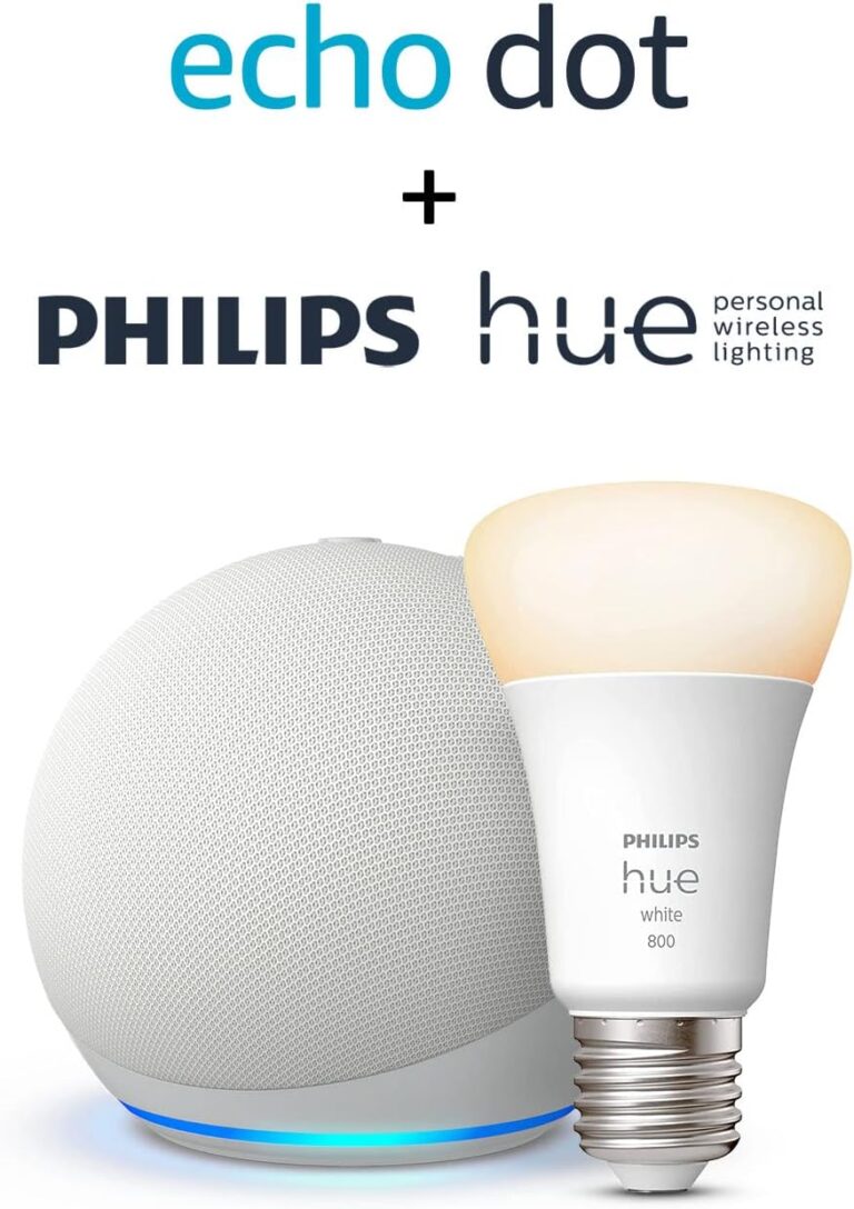 echo dot y bombilla inteligente