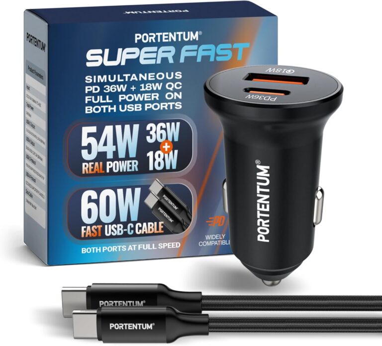 Cargador USB-C coche