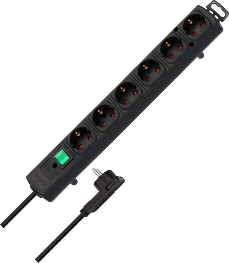 Regleta Brennenstuhl Comfort Line 6 tomas 2 m con interruptor ilu