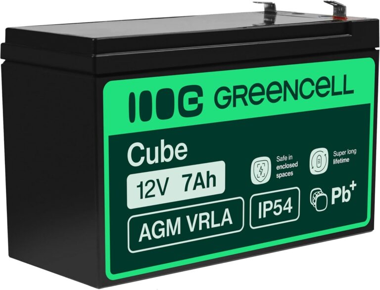 Batería Green Cell AGM 12V 7Ah para cajas y balanzas -23%