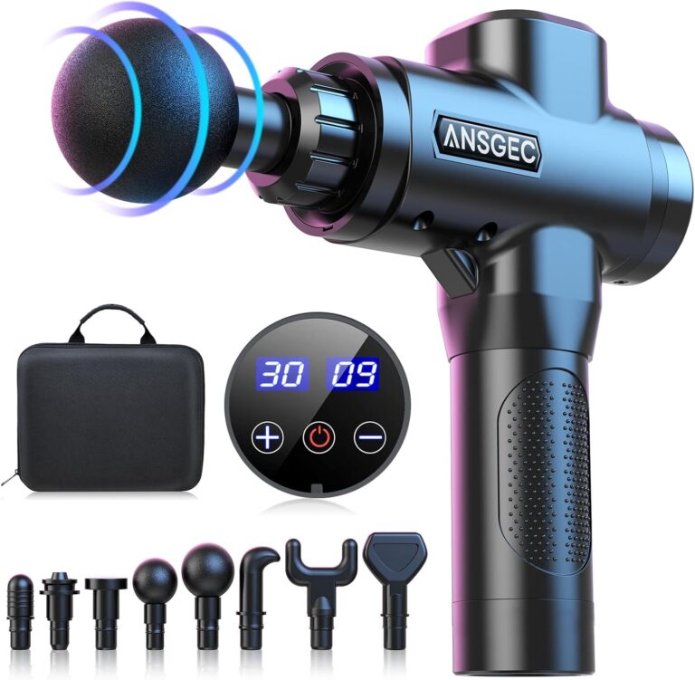 Pistola de Masaje Muscular, Pistola Masajeadora Muscular con 30 N