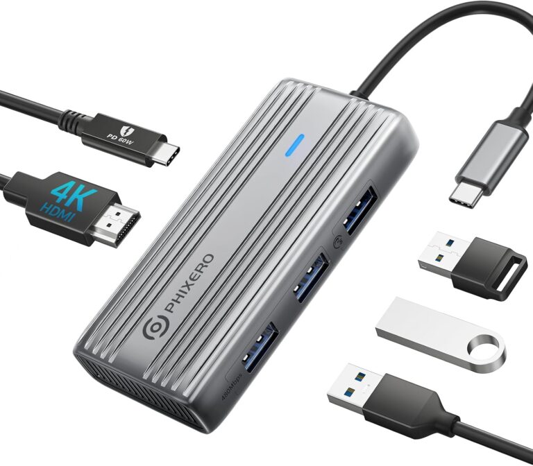 HIXERO USB‑C Hub Multiport a 9,59 € – Descuento del 40%