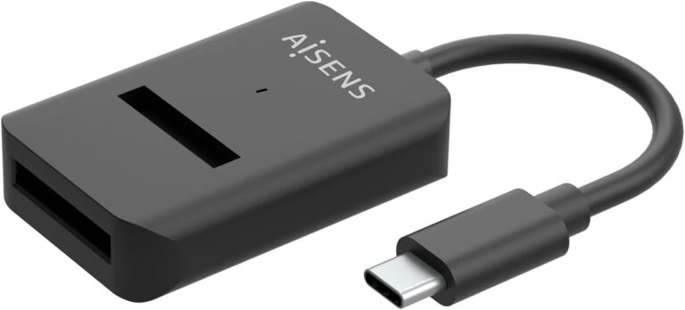 Base USB‑C M.2 SATA/NVMe AISENS ASUC‑M2D011‑BK a 11,95 €