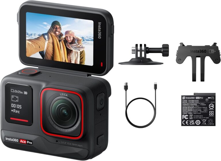 Cámara Insta360 Ace Pro con Leica (Sensor 1/1,3″, vídeo 4K 120fps