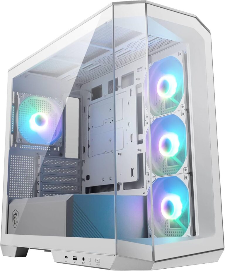 MSI MAG PANO M100L PZ White: Torre Gaming Micro-ATX a 54,30€