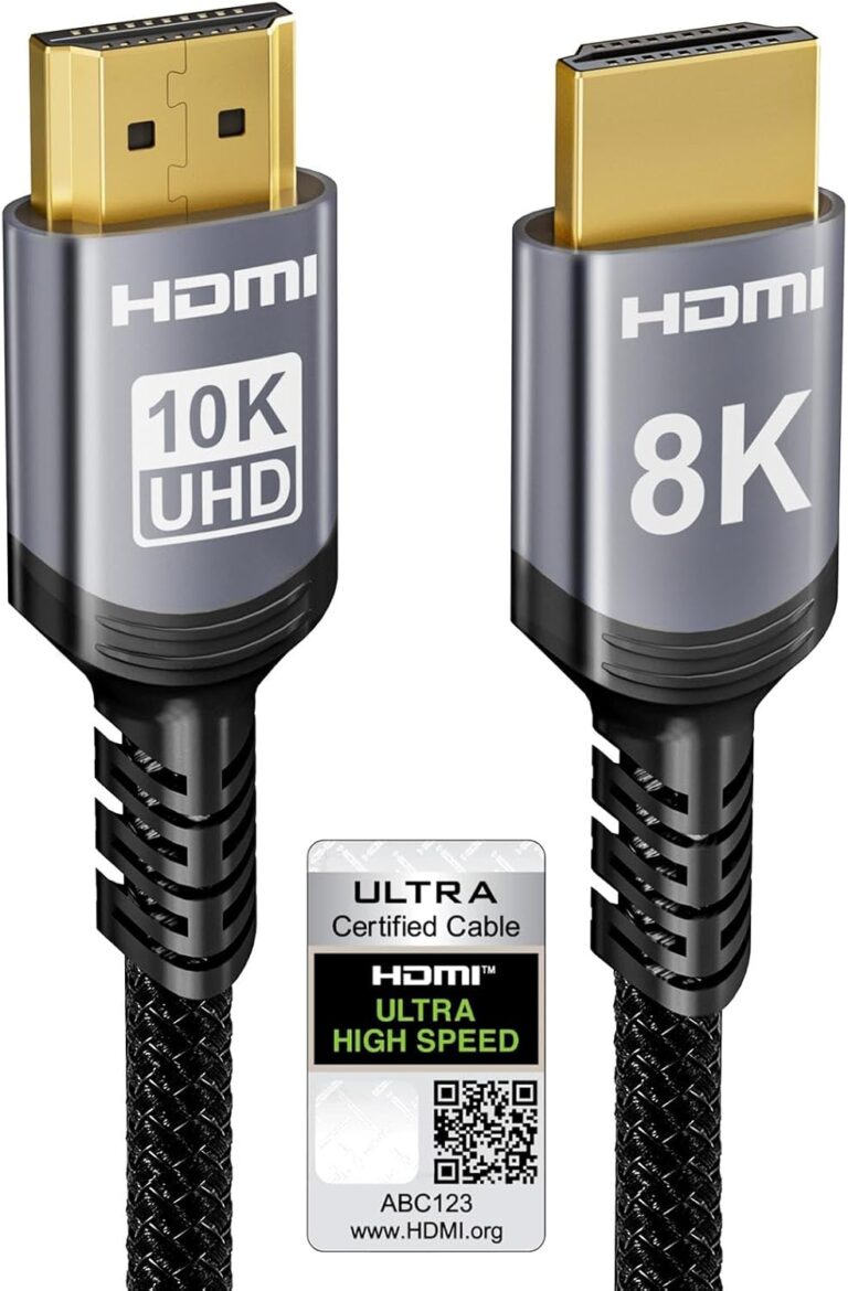 Cable HDMI 2.1 Sniokco 10K 8K 4K 48Gbps 1.5m -23% Amazon