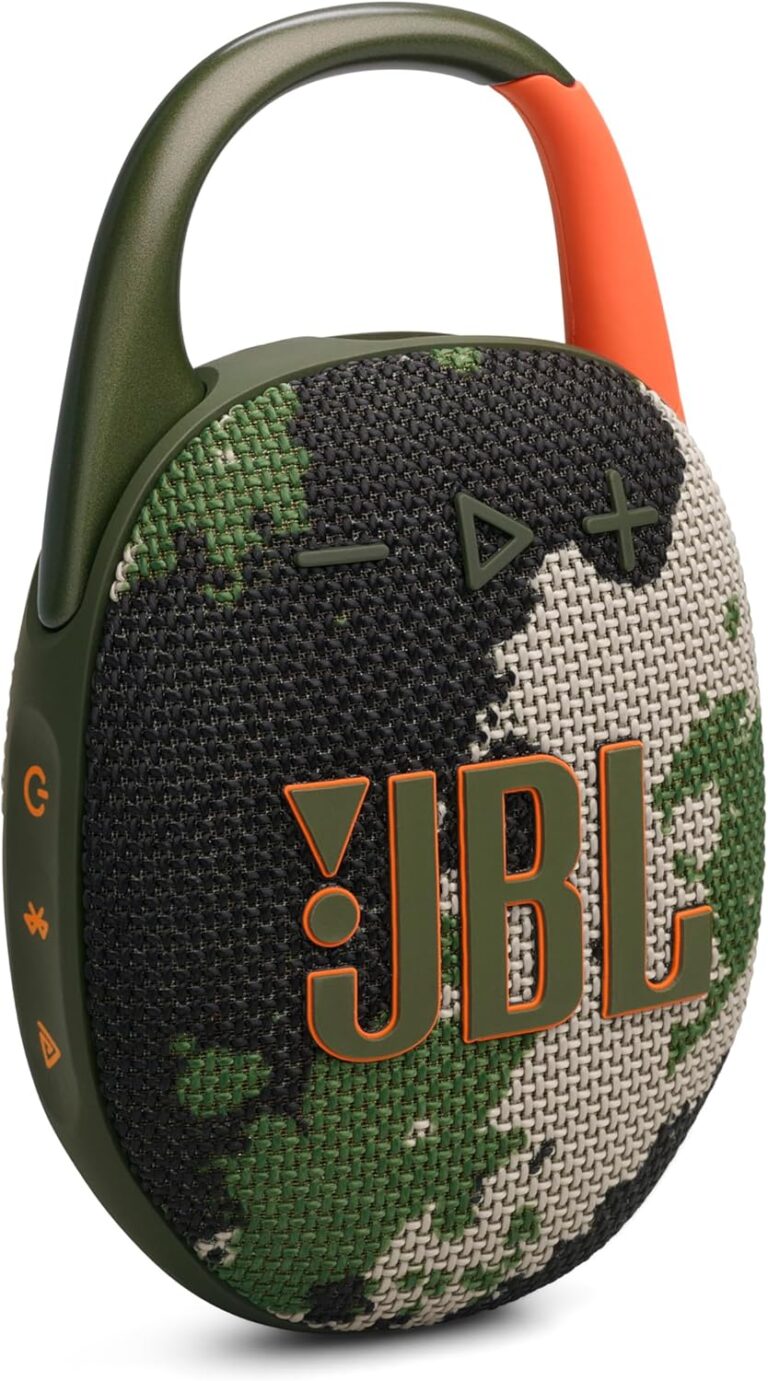 JBL Clip5: Altavoz Bluetooth impermeable con carga USB‑C -32%