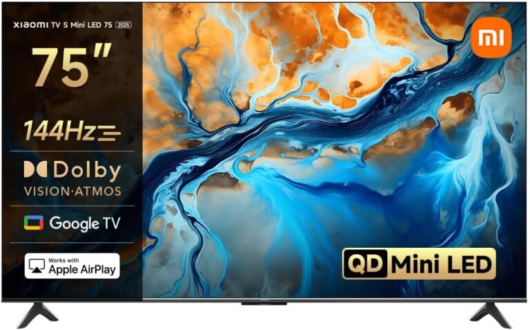 Xiaomi TV S Mini LED 75″ 4K 144Hz: pantalla premium a 689€