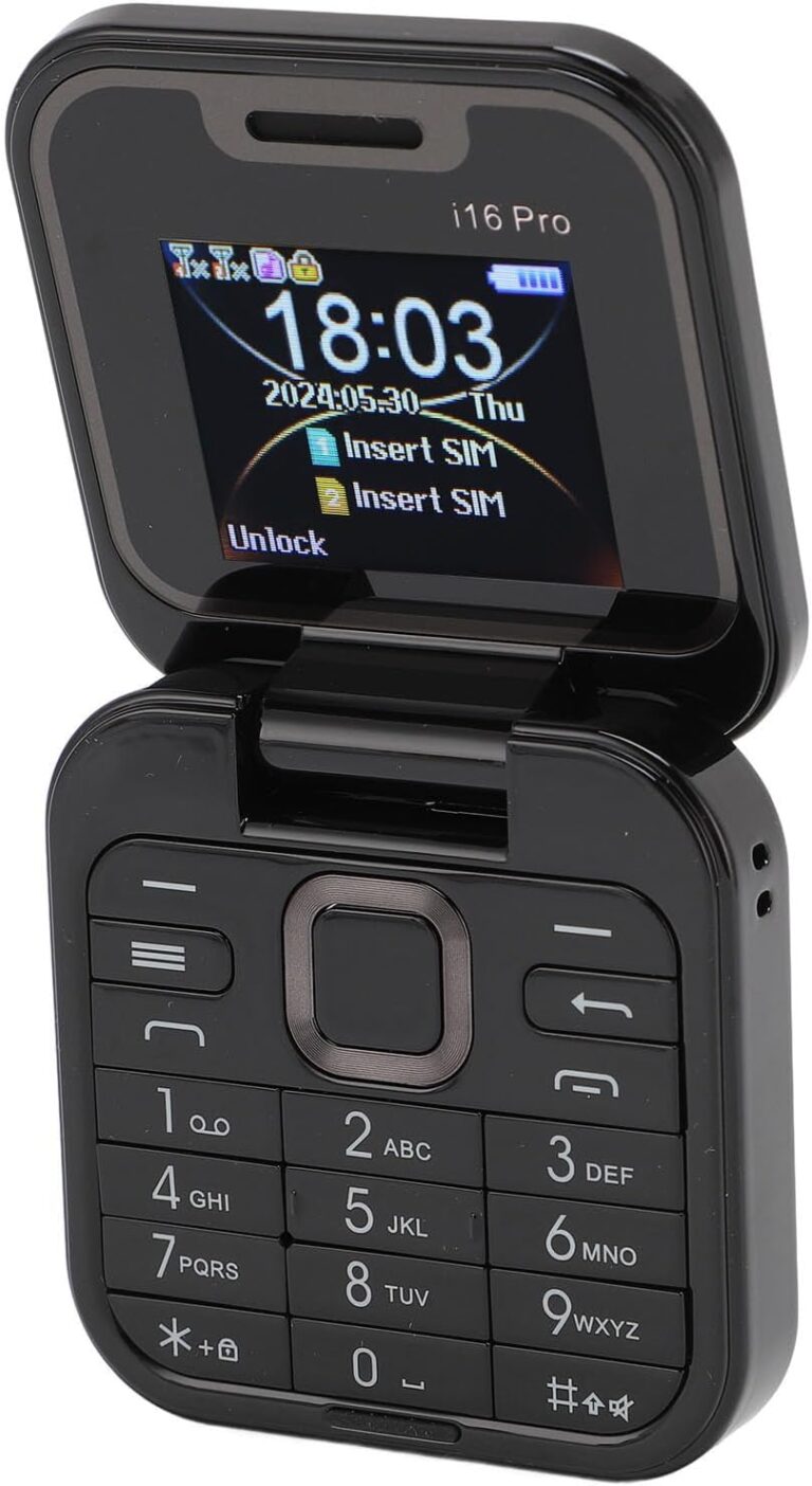 Mini teléfono móvil plegable 2G con dual SIM y radio FM – 57% de