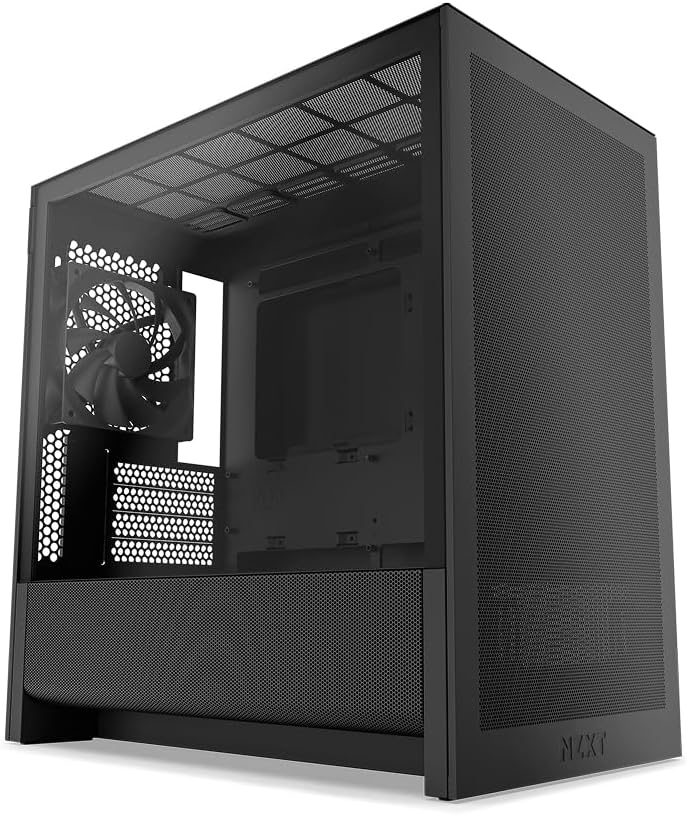 Caja NZXT H3 Flow Micro-ATX negra – 20% de descuento