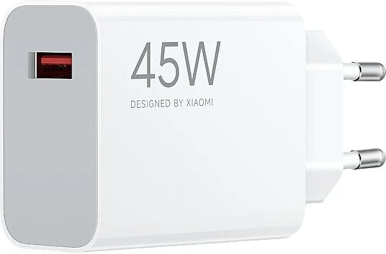 Cargador Xiaomi Turbo USB‑A 45W blanco: carga rápida universal 14