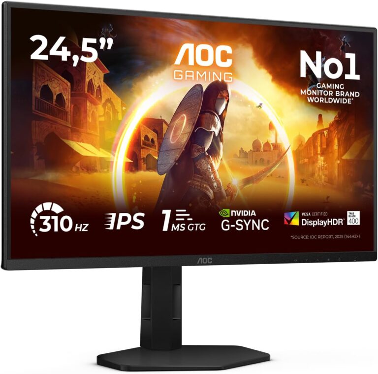 Monitor Gaming AOC 25G4SXU (25″ FHD, Fast IPS 310Hz, 1ms GtG, Dis