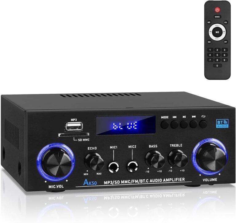 Amplificador Hi‑Fi AK50 Bluetooth 2.0 – 400W a 24,29€
