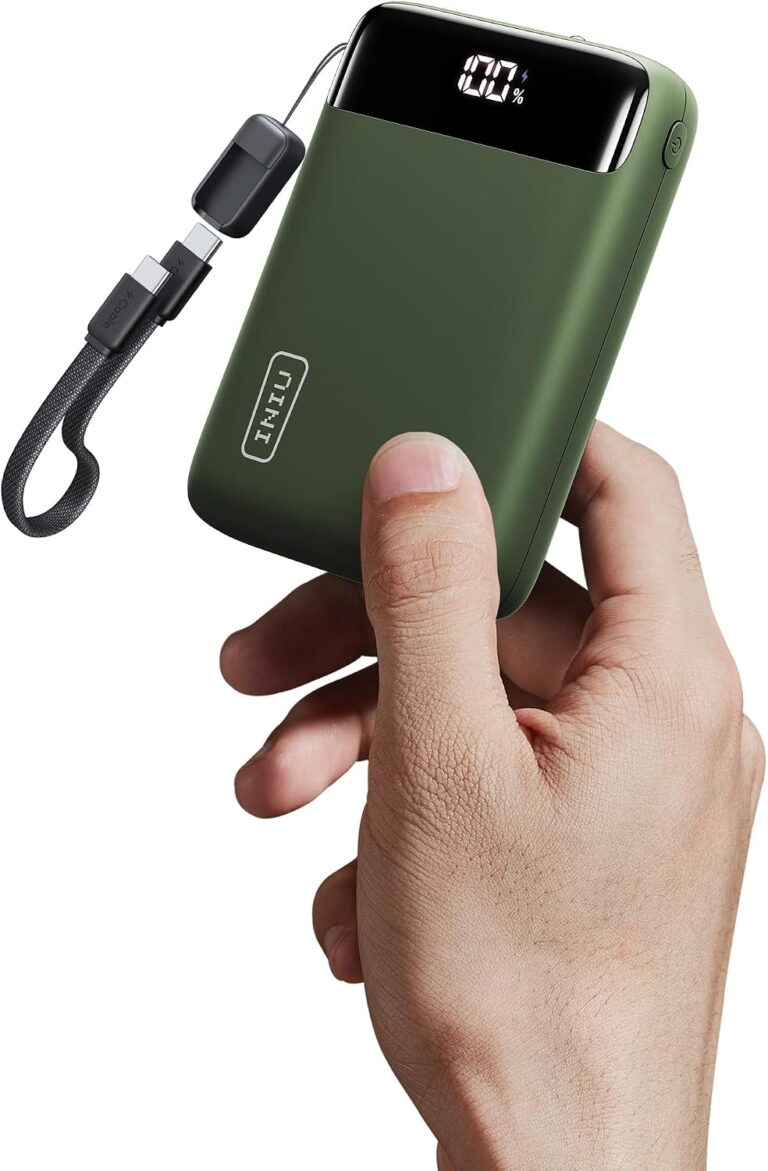 INIU Power Bank, Pequeño 20000mAh 22,5W Carga Rapida Bateria Phon