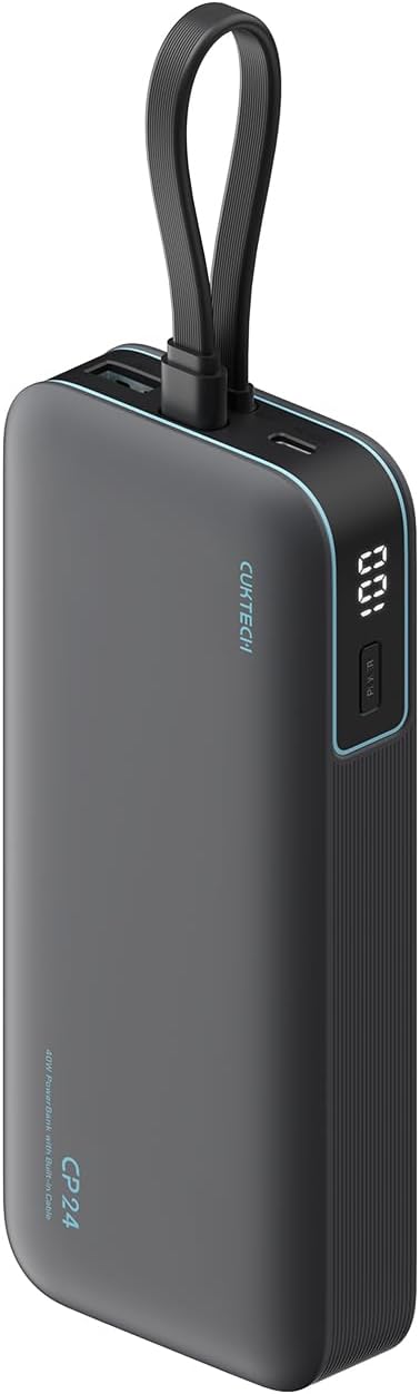 CUKTECH Power Bank 20000mAh: carga rápida 40W y USB‑C integrado