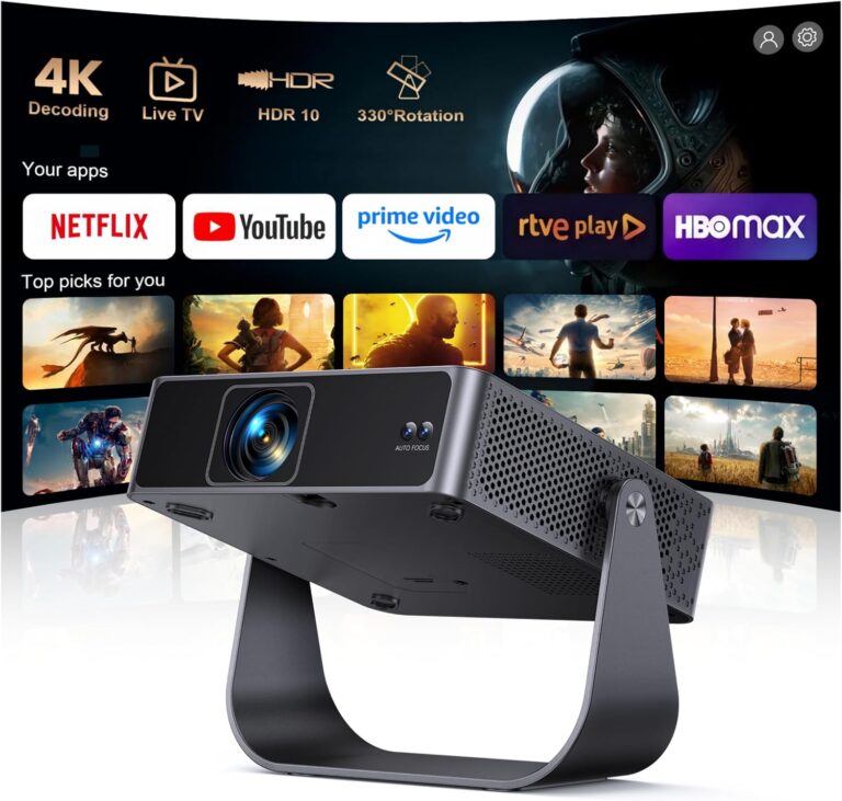 Proyector portátil 4K con Netflix y HDR10 – Oferta Amazon