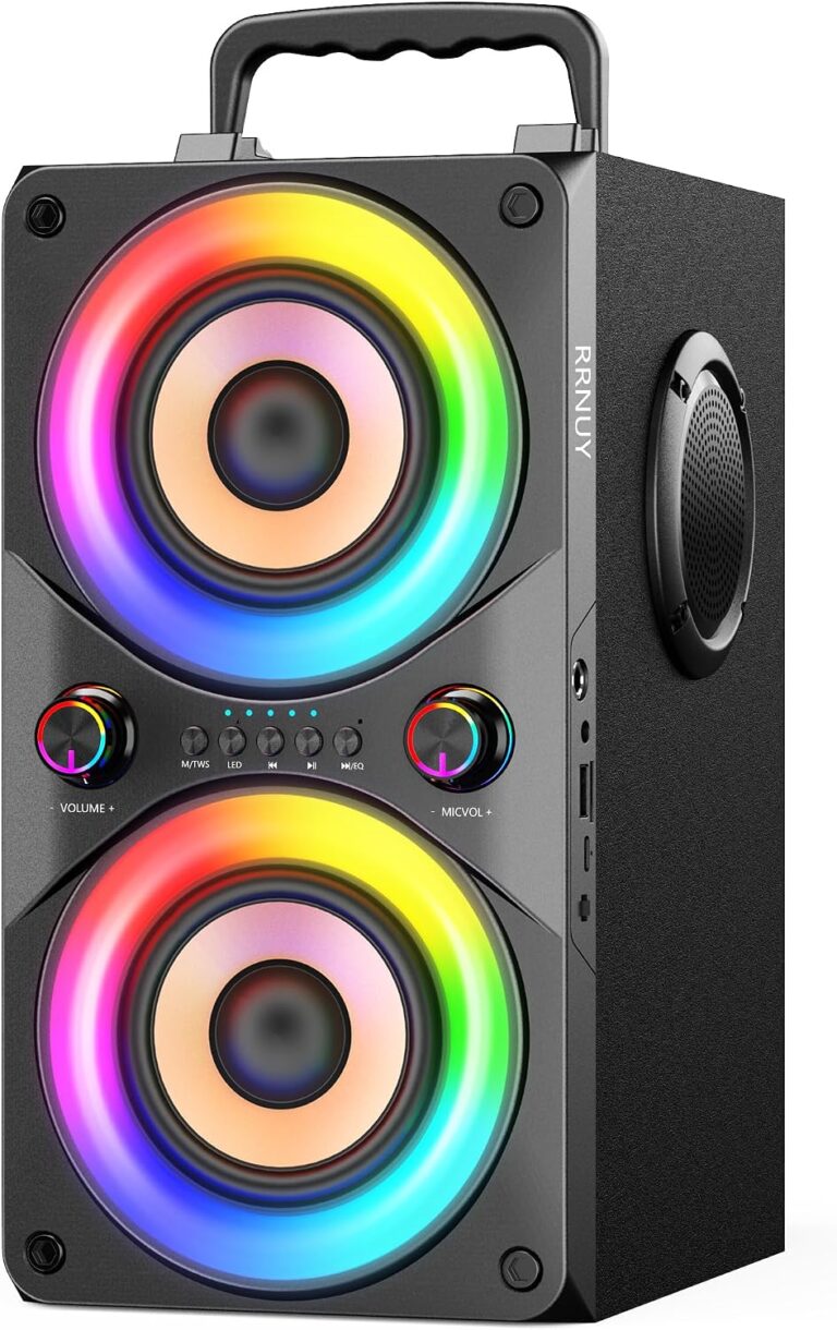 Altavoz Bluetooth portátil 100W con subwoofer y LED – Boombox pot