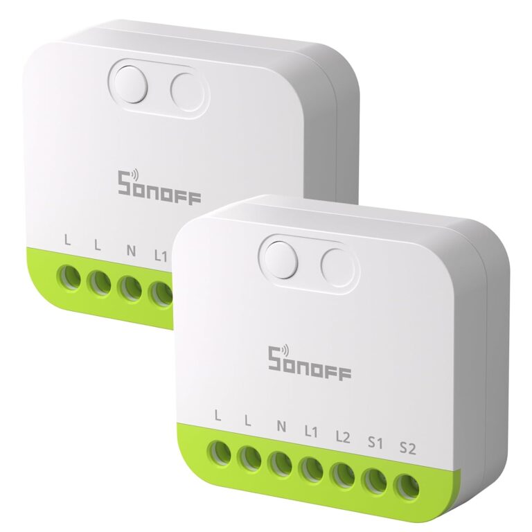 Interruptor Inteligente Zigbee SONOFF Mini Duo 2 canales 28,40€