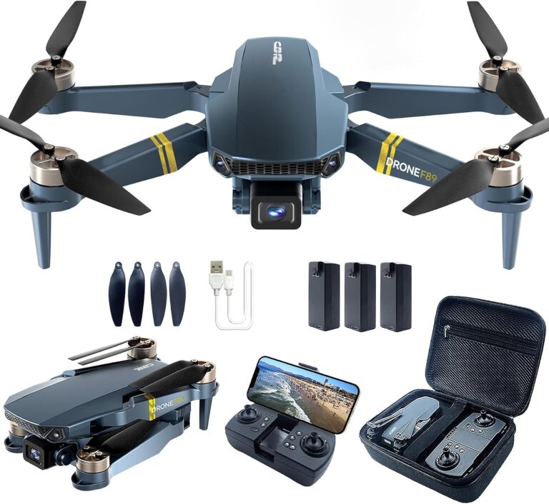 Dron con Cámara 4K HD, 84 Min de Vuelo (3 Baterías), Alcance de 8
