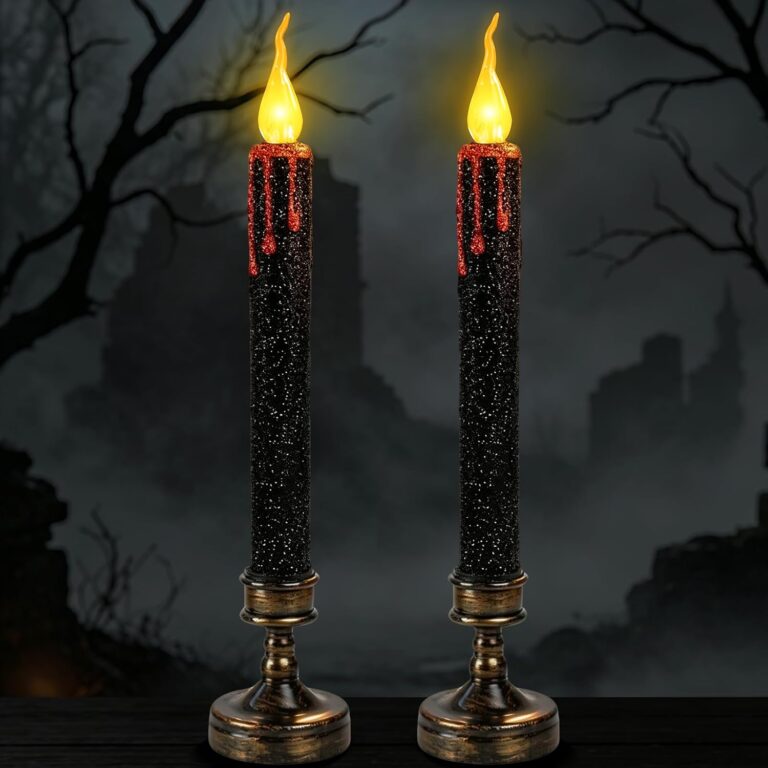Velas LED Halloween 24.5cm con sangre – Oferta 2x a 8,99€