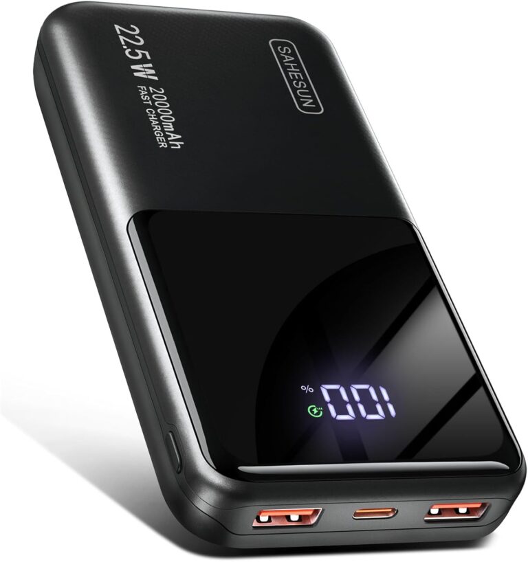 Batería externa 20000 mAh USB‑C PD3.0 QC4.0 – Power bank 22,5 W