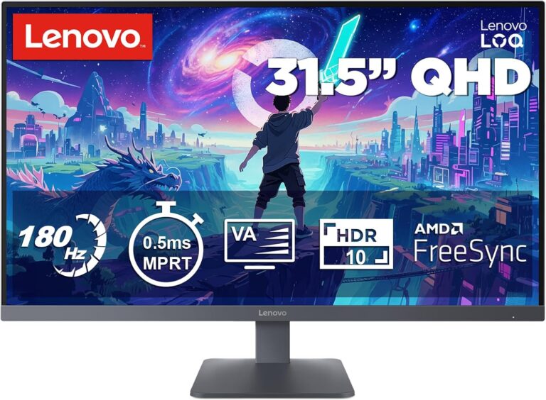 Monitor Lenovo LOQ 32Q-10 31,5″ WQHD 180Hz HDR10 FreeSync – Ofert